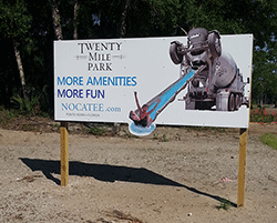 New community pool sign