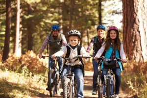 Family biking Nocatee Greenway