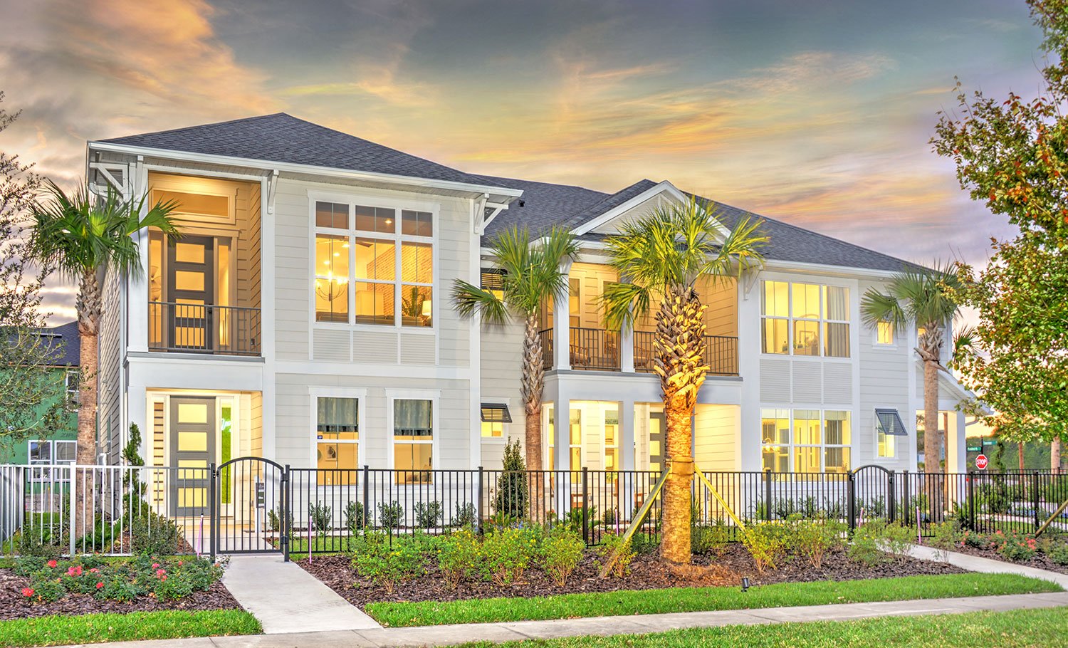 No maintenance townhomes at West End in Nocatee