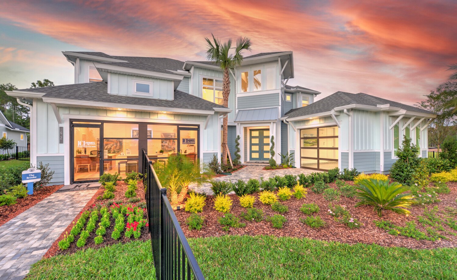 ICI Homes' New Model at Coral Ridge in Nocatee is Finally Complete! - brooke front exterior 7223 large